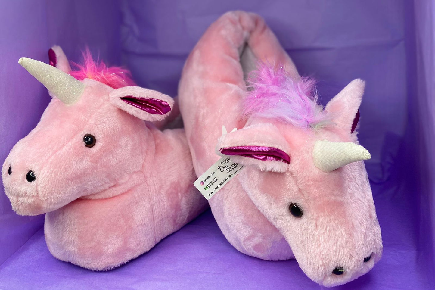 Babuchas Unicornio Rosa