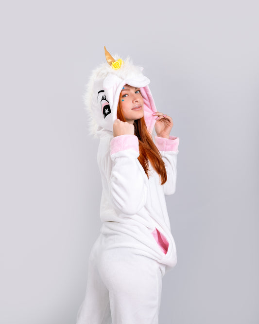 Pijama temática Unicornio Blanco-Rosado