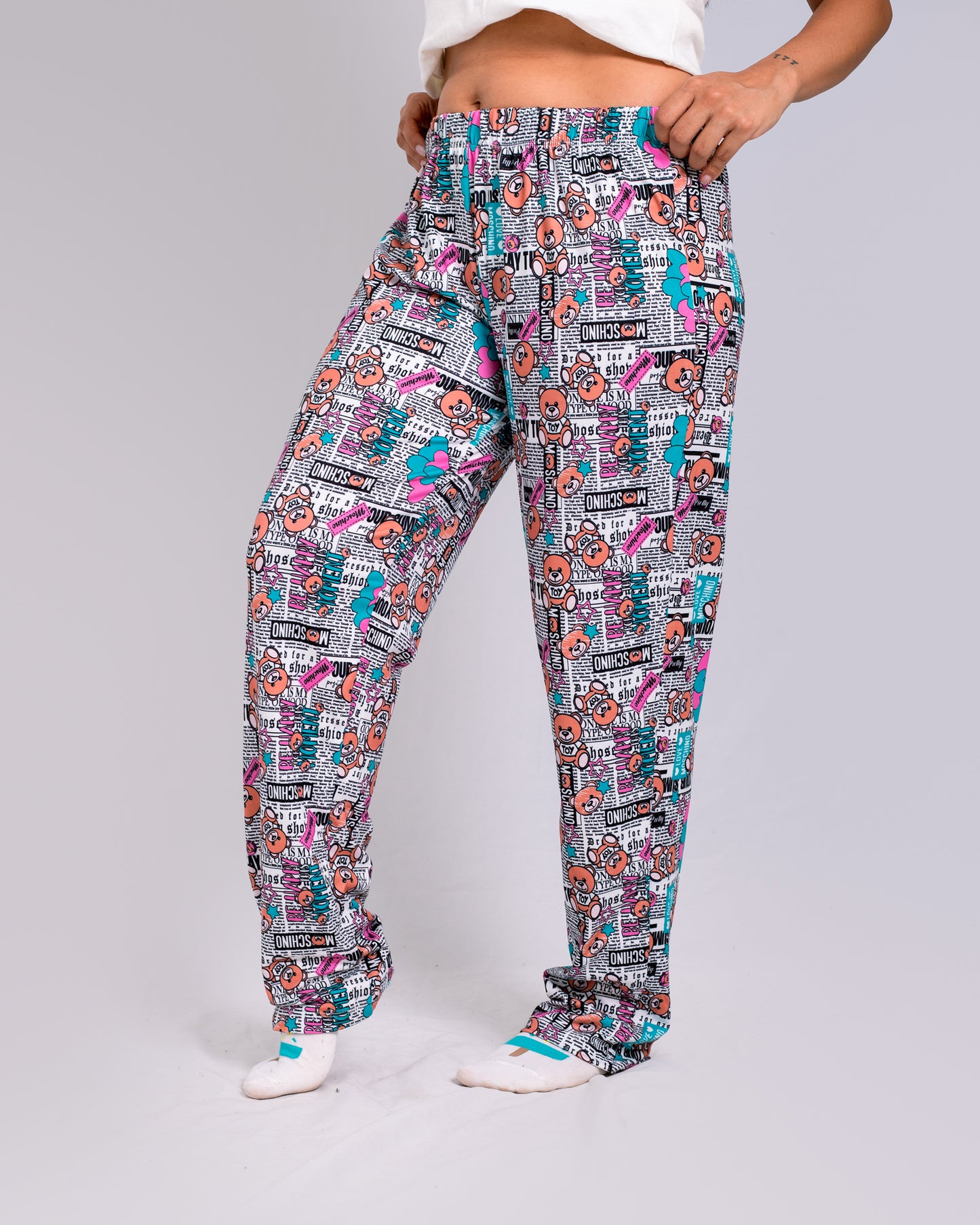 Pantalón de pijama temática Moschino